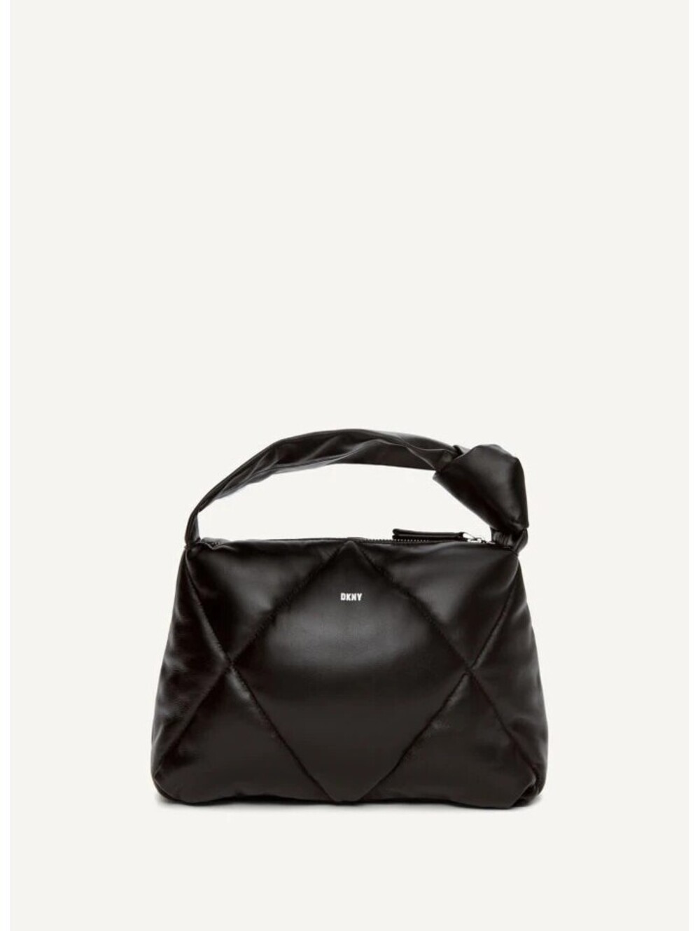 DKNY Quilted Modernist Knot Bag in Black